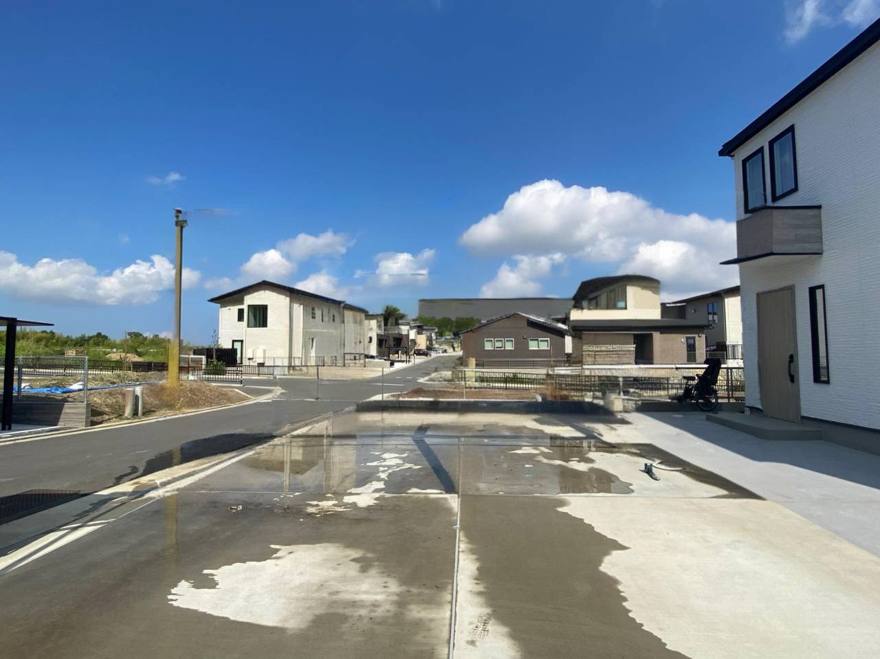 岸和田市 イナバガレージ設置工事