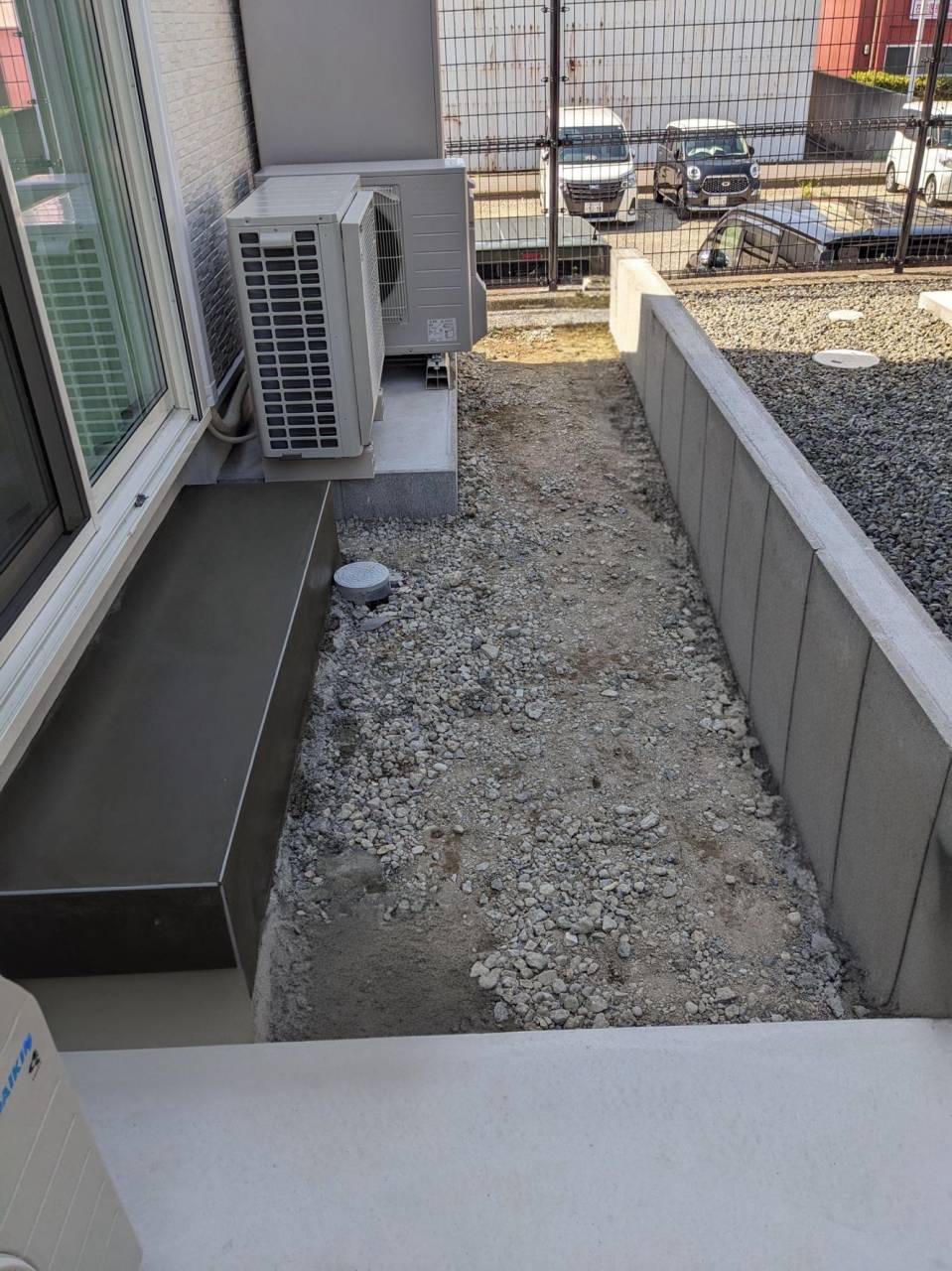 泉佐野市 アメリカンフェンス、門扉設置工事